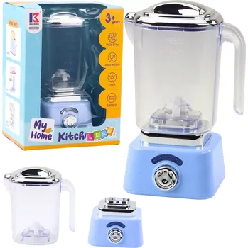 Dětský kuchyňský mixér s osvětlením, modrý
