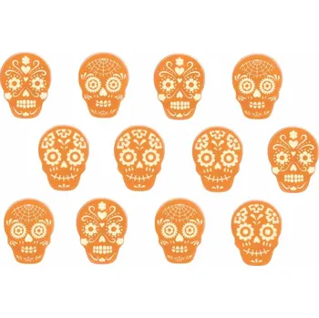 Čokoláda Barbara Luijckx Barbara Čokoládové lebky Calaveras 12ks