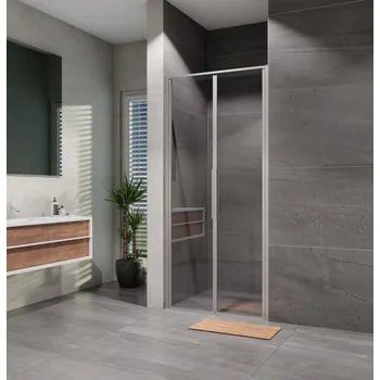 Sprchové dveře Lansanit Sprchové dveře Tadao 900 mm, sklo čiré, profil chrom, 2-křídlé, PD2-90 | cena za ks