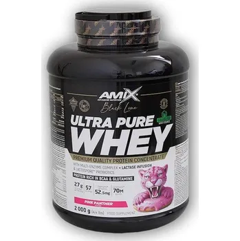 Protein Amix Black Line Ultra Pure Whey Protein 2000g Milky white chocolate + DÁREK