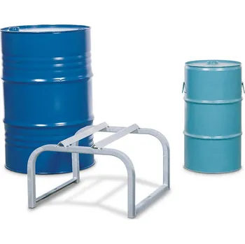 Stojan na sudy, pozinkovaný, pro 1 sud à 60 l nebo 200 l