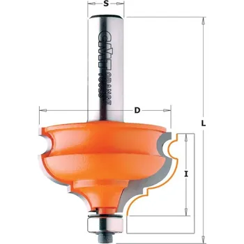 Příslušenství k frézce C95650111 C956 Multiprofilová fréza s ložiskem - D47,5x28,5 S=12 HW