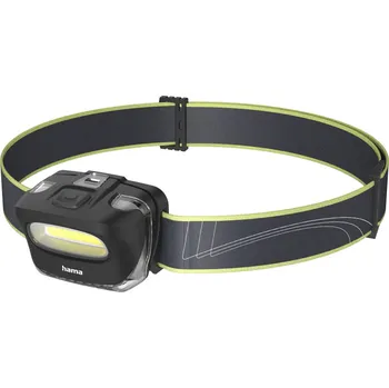 Čelovka Hama HL110, LED čelovka, COB, 110 lm / 18 m, baterie