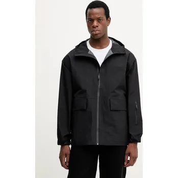 Bunda Calvin Klein Jeans černá barva, přechodná, oversize, LV04RC509G 99X, vel. M