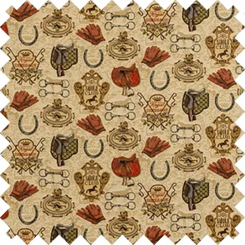 BARRINGTON FURNITURE Látka koňský motiv Horse šíře 142cm