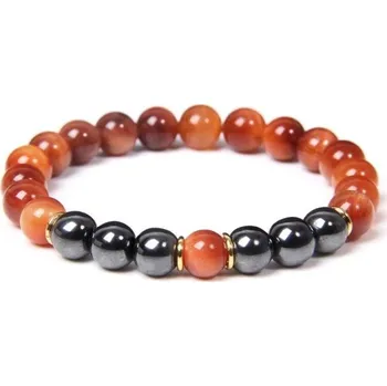 Náramek Pánský korálkový náramek H660 23 cm 10