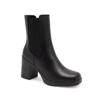 Dámské kozačky Polokozačky Gino Rossi CELANO-22740NB Černá 36