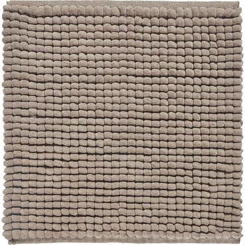 Koupelnová předložka Aquanova, Koupelnový kobereček Axel 60 x 60 cm světle hnědý - Formadore