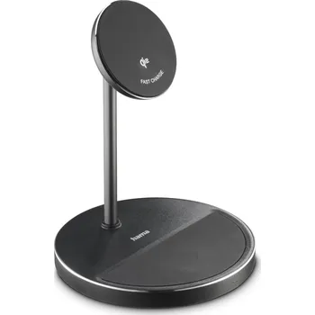 Hama bezdrátová nabíječka s držákem 2v1, Qi2 15 W, USB-C adaptér 45 W