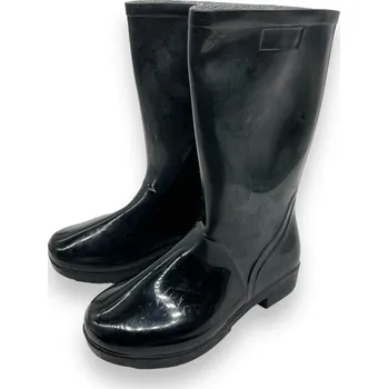 Dámské holínky Komtex Dámské černé holínky 01 Barva: Černá, Velikost: 37