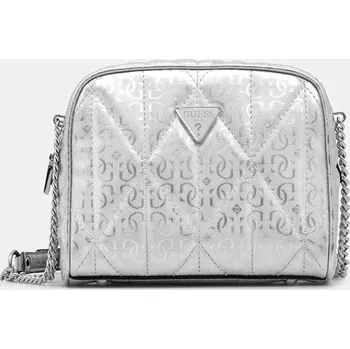 Kabelka Guess ALDINA stříbrná barva, HWGY96 63140 HWGY96.63140 SLV, vel. ONE SIZE