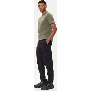 Pánské kalhoty Napapijri Kalhoty z materiálu M-Tures NP0A88SW Černá Regular Fit S