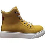 Looke LYSIANE L1256-07 Dámské zimní kotníkové boty žluté 37