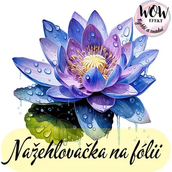 Nažehlovačky na fólii Nažehlovačka na fólii, LEKNÍN - fialový, 1 kus Zvolte VELIKOST motivu ZDE:: Menší