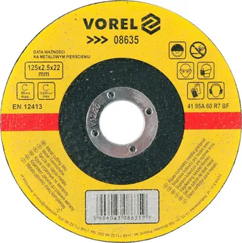 Vorel kotouč na kov 125 x 22 x 2,5 mm TO-08635
