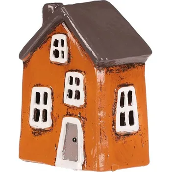 Svícen Keramický domeček s LED osvětlením