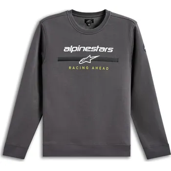 Pánské oblečení ALPINESTARS mikina BETTERN CREW šedá - XL