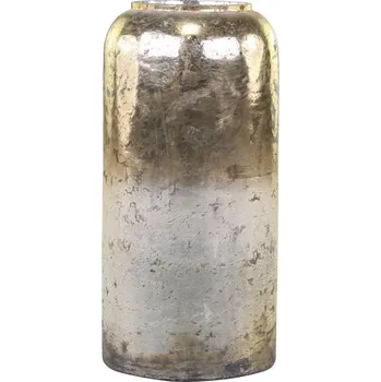 Váza Zlatá antik rtuťová skleněná dekorační váza Ioana - Ø 19*40 cm