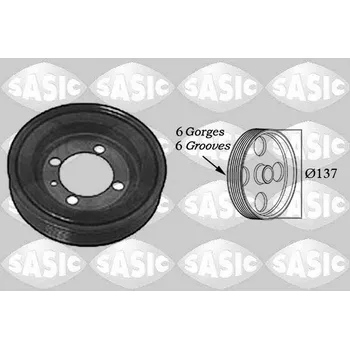 Motor automobilu Řemenice, klikový hřídel SASIC 2156015