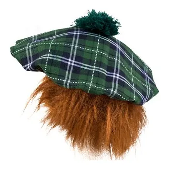 Karnevalový kostým Boland&nbsp;Skotský baret s vlasy zelený
