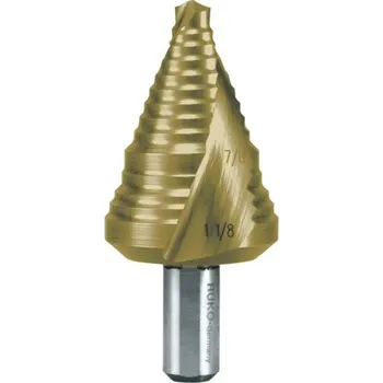 Vrták Ruko 101709T - Stupňovitý vrták HSS - TiN, velikost No. 9, pr. 7/8" - 1 1/8"