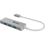 Sandberg konvertor USB-C samec > 3 x USB 3.0 samice (136-03)