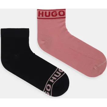Pánské ponožky Ponožky HUGO 2P SH LOGO CC W 50469291 červená 33X, vel. 39-42