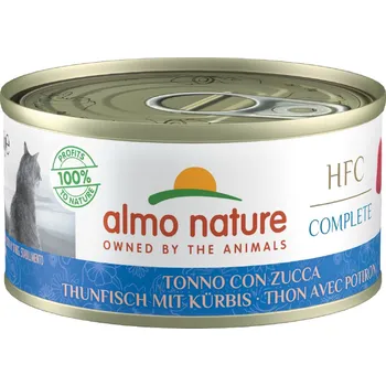 Krmivo pro kočku 6x70g Almo Nature HFC Complete - tuňák s dýní
