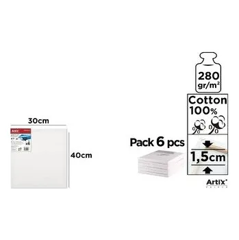 Set školních potřeb Podobrazie 30x40x1,5cm 280G/m2 (6szt)