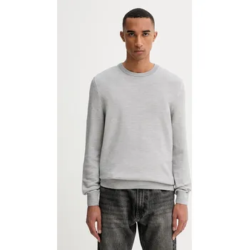 Pánský svetr Bavlněný svetr Marc O'Polo B21502360074 šedá 09X, vel. M