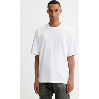 Pánské tričko Bavlněné tričko G-Star Boxy base pánské, bílá barva, D26817-D593 D26817.D593 00X, vel. XXL