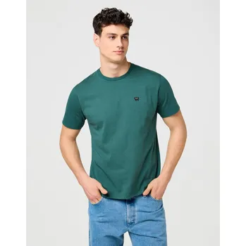 Pánské tričko Pánské triko Wrangler Sign Off Tee 112371479 Bistro Green Velikost: M