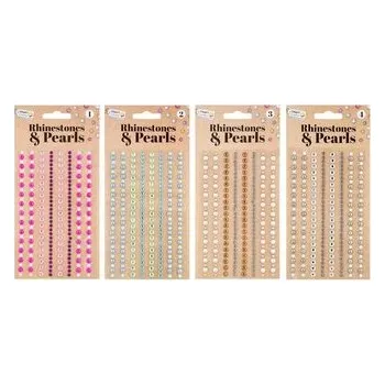 Set školních potřeb Naklejki - kryształki i perełki mix