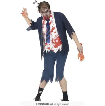 Karnevalový kostým Pánský kostým Zombie středoškolák M