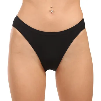 Kalhotky Dámské kalhotky Moravec bezešvé černé (Standard) L/XL