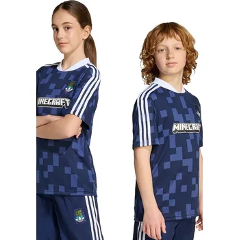Dětské tričko adidas Originals MINECRAFT tmavomodrá barva, KD9840 59X, vel. 164