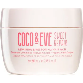 Vlasová regenerace Coco & Eve Sweet Repair Repairing & Restoring Hair Mask intenzivní maska pro posílení a lesk vlasů 212 ml
