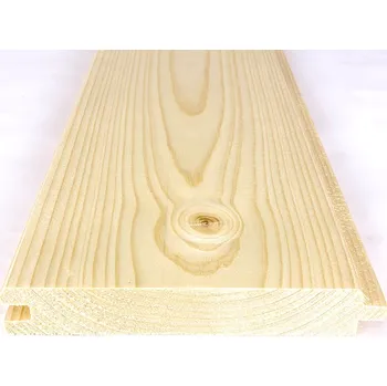 Obklad Obkladové palubky FASÁDNÍ (profil Klasik) 19 x 121 x 4200 mm Severský smrk AB (6ks) - bez spodních drážek