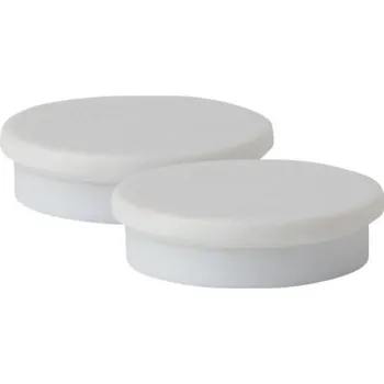 Dekorativní magnet Magnet 20mm, 1ks, barva: bílá