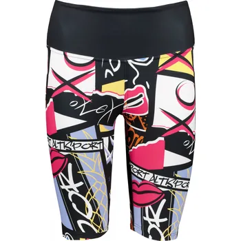 Dámské kalhoty Dámské funkční legíny nad kolena premium ALTISPORT VOJ/ALW041LEG02 ČERNÁ XXXL