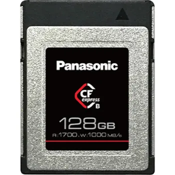 Paměťová karta Panasonic RP-CFEX128 Cfexpress paměťová karta 128GB (PCI Express 3.0, 1700MB/s čtení, 1000MB/s zápis, provoz -10-70°, vibrace: 20 Gp-p, náraz: 1500 G)