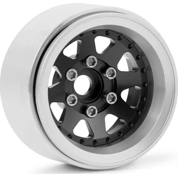 RC náhradní díl Kavan 1.9'' Hliníkové beadlock disky offset -10 mm pro 1/10 crawler/expedice černé - 2 ks - expresní doprava