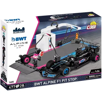 Stavebnice COBI Monopost BWT Alpine F1 Pit Stop COBI 1685 - Action Town 1:26