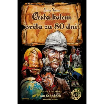 Komiks pro dospělé Cesta kolem Cesta kolem světa za 80 dní - Jules Verne