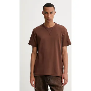 Pánské tričko Bavlněné tričko G-Star Nifous pánské, hnědá barva, D24449-D976 D24449.D976 88X, vel. XXL