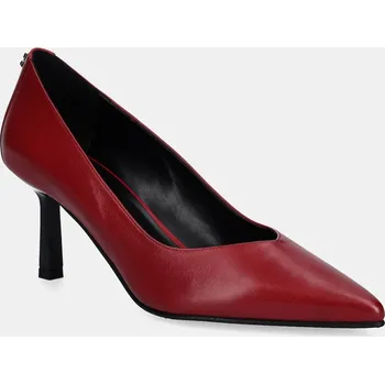 Dámské lodičky Kožené lodičky HUGO Katniss 50552669.610 burgundské 83X, EUR 39