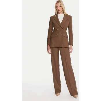 Dámské kalhoty Marella Kalhoty z materiálu Tales 2523136241 Béžová Regular Fit 48