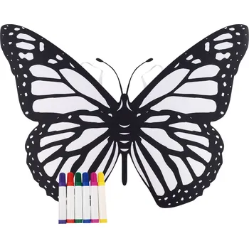 kreativní sada Motýlí křídla k vybarvení – kreativní sada pro děti