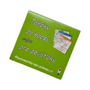 Matematika Taháky do kapsy nejen pro deváťáky - Matematika (kartičky v krabičce) - Zuzana Zelená