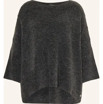 Dámský svetr S.Oliver Black Label Dámský Svetr S 3/4 Rukávem, tmavě šedá, 38